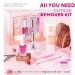 Modelones Cuticle Remover & Oil Kit - 8 Piece Cuticle Care Set for Nail Strengthening & Moisturizing - Ideal for Home & Salon Use - Buy Online on GoSupps.com