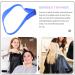 Beaupretty Neckline Shaving Template Hair Cutting Guide Curved Silicone Haircut Band for DIY Home Salon Hair Trimming Cutting Blue - Buy Online on GoSupps.com