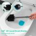Modern 2-in-1 Toilet Plunger and Brush Combo Set with Holder - Gray, Heavy Duty Bathroom Cleaning Tool - Buy Online on GoSupps.com