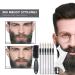 NewBang 9-Piece White Barber Pencil Set - Hairline Razor Trace Pencils, Beard Guide, Outliner, Shaping, Sharpener, Brush, Ruler - Buy Online on GoSupps.com