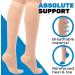 Buy ABSOLUTE SUPPORT Opaque Compression Socks for Women & Men - 30-40mmHg Graduated Support Stockings - Post Surgery Recovery - Made in USA - Beige Small - Buy Online on GoSupps.com