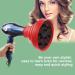 Pzuryhg Hair Dryer Vent Hood | Foldable Silicone Blow Dryer Attachment Heat Resistant Soft Blow Dryer Accessory Multifunctional Hair Styling Supplies for Girls red - Buy Online on GoSupps.com