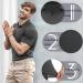 Lempue Men's V-Neck Slim Fit Polo Shirt - Dark Grey Large | Short Sleeve Dry Fit Golf Shirt for Men - Casual & Stylish - Buy Online on GoSupps.com