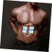 Fomiyes 30-Piece Leaf Gel Pads for Abdominal Stimulators - Hydrogel Replacement Pads Transparent Adhesive Accessories 6.00x4.00cm - Buy Online on GoSupps.com