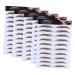Outanaya 5pcs Eyebrow Stickers False Eyebrows for Women Eyebrow Tattoos Stickers Water Proof 3d Tool