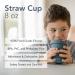 Ka Straw Cup | 100% Food-Grade Silicone | Spill-Proof | Non-Slip & Soft | Dishwasher Friendly | Fern 8 oz - Buy Online on GoSupps.com
