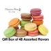 Deluxe 48-Piece Macaron Assortment Box - Exquisite Flavors - Buy Online on GoSupps.com
