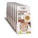 TREVIJANO Risotto with Mushrooms, Shiitake and Porcini: 7 sachets of 280 g each. Risotto mix without additives or preservatives, only dehydrated vegetable ingredients