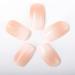 NOVO OVO Short Square Ombre Nude Gradient White Pink French Tip Fake False Press On Nails Kit with Glue - Milk Hat UK - Buy Online on GoSupps.com