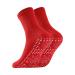 Self Heating Socks Magnetic Socks Heated Socks Elastic Comfort Winter Warm Cotton Socks for Men Women Outdoor Tourmaline Self-Heating Therapy Magnetic Socks (Red)
