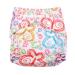 Calico Swim Diaper Baby Infant Snap Absorbent Washable Swimsuit Diaper Reusable Swim Nappy for Baby Toddlers Swimming Lessons One Size Fit All(A)