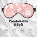 SSIMOO Cute White Bunnies Soft Sleep Eye Mask - Breathable Eye Patch for Women | Perfect Travel Accessory & Relaxation Aid - Buy Online on GoSupps.com