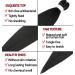 20'' Pre Stretched Natural Black Braiding Hair - Pack of 8 | Soft Yaki Texture, Hot Water Setting - Buy Online on GoSupps.com
