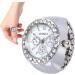 Finger Bague l gante montre Quaartz tendance | Horloge analogique classique anneau bo tier en m tal uvres cr atives Quaartz Crystal Vibrations pour homme et femme Argent . - Buy Online on GoSupps.com