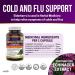 Herba Sambucus Black Elderberry Capsules 2 000mg Equivalent | Immune Booster for Adults | 10:1 with Echinacea and Goldenseal Root Vitamin C and Zinc | Elderberry Supplement to Help Relieve Symptoms of Cold Flu and Sore Throat | Extra Strength 60 Vegetable - Buy Online on GoSupps.com