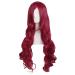MapofBeauty 32 Long Dark Red Spiral Curly Cosplay Costume Wig - Perfect for Stylish Looks & Costumes - Buy Online on GoSupps.com