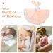 PRETYZOOM Towel Soothing Toy - Calming Teething Doll for Babies & Toddlers - Soft Pink Sleep Aid - Buy Online on GoSupps.com
