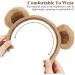 Bear Ear Headband Cosplay Hairband Make up Wrap Head Band Fluffy Headband Female Headband Hoops Bandanas Toddler Girl Hair Accessories Cloth Headband Fabric Women's Skin Care Horns Brown - Buy Online on GoSupps.com
