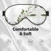 White Wild Green Twig Print Unisex Sleeping Eye Mask | Soft Light-Blocking Comfort for Better Sleep - Buy Online on GoSupps.com