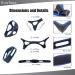 Evsfoex Anti Snoring Chin Strap for CPAP Users & Mouth Snorers - Snoring Solution Sleep Aid for Men and Women - Blue - Buy Online on GoSupps.com