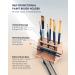 Tinctor Wooden Paint Brush Holder for 44 Brushes - Desk Stand Organizer for Pens, Paint Brushes, Colored Pencils & Markers - Buy Online on GoSupps.com