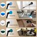 Electric Spin Scrubber Cordless Cleaning Brush with Adjustable Extension Handle 8 Replaceable Brush Heads Power Display IPX5 Waterproof Shower Scrubber for Floor Tile Car - Buy Online on GoSupps.com