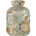 Naanle Flowers Bird Hot Water Bottle - 1L Transparent Heat Therapy for Pain Relief | Warm & Cold Use for Bed & Hand/Foot - Buy Online on GoSupps.com