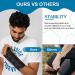 SATINIOR Carpal Tunnel Wrist Brace Support with Metal Splint - Adjustable Compression Straps for Tendinitis, Sports Injuries, Pain Relief - Left and Right Hand - Black - Buy Online on GoSupps.com