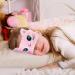 Sleep Mask for Children - 2-Pack Soft Plush Eye Covers | Cute Animal Designs for Girls & Boys | Pink & White Cat | Travel Nap & Party Accessories - Buy Online on GoSupps.com
