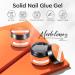 Modelones Solid Nail Glue Gel - Long-Lasting Strong Adhesion for Press On & Acrylic Nails | 30g DIY Nail Art UV Light Cured - Buy Online on GoSupps.com