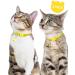 Taglory Reflective Cat Collar with Safety Clasp & Bell - Adjustable 2-Pack (19-32cm) Yellow for Cats & Kittens - Buy Online on GoSupps.com