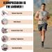 Feeljam Neuropathy Socks - Compression Relief for Plantar Fasciitis & Ankle Pain | Nano-Neuropathy Socks (S-M White) - Buy Online on GoSupps.com