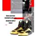 QIAO High Top Wrestling Boxing Shoes - Non-Slip Breathable Training Shoes for Men and Women - Size 10 High-Black - Buy Online on GoSupps.com