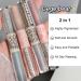 Jutqut 2PCS Liquid Glitter Eyeliner Eyeshadow Shimmer Eyeshadow and Matte Eyeshadow 2 in 1 Dual-End Cream Cosmetics Eyeshadow Eyeliner Glitter Matte Glitter Pressed All Highly Pigmented Blending Liquid Create Korean & Smoky Eyeshadow Makeup #Pk01&pk02 - Buy Online on GoSupps.com
