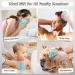 FREATECH 2-in-1 Silicone Body Scrubber - Bath Shower Brush & Scalp Massager for Deep Cleanse - Lathers Well - Easy to Clean - Long-lasting - Light Blue - Buy Online on GoSupps.com