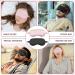 Sleep Mask 2 Pack - Soft Blackout Eye Masks for Men & Women | Comfortable Night Blindfolds for Travel Naps & Sleep - (Pink & Black - Buy Online on GoSupps.com