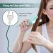2-in-1 Mini Hair Smoothing Iron & Curling Iron for Women - Portable Ceramic Curlers for Short Hair & Ponytails - Green US Plug - Buy Online on GoSupps.com