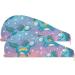 Unicorns Flying in Rainbow Sky Hair Drying Towels - Microfiber Hair Turbans for Curly Hair | 2 Pack for Women - Buy Online on GoSupps.com