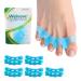 Welnove Toe Separators Spacers for Women Toe Spacers Toe Straightener for Women Men -Bunion Corrector Toe Stretcher for Hammertoe Yoga Practice Small(5 Pair)