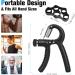 Juhumee Hand Trainer - Adjustable Forearm Workout Set (5-60 kg) | Strengthen Hands Fingers & Forearms | Ideal Finger Stretcher & Resistance Tool - Buy Online on GoSupps.com