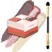 Mini Eyeshadow Palette Trio Matte Brown Eye Shadow Makeup Nude Stacked Shimmer Neutral Pigmented Long Lasting Daily Use Ultra-Blendable with Brush Travel for Women and Girls-Pink Shades