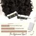 Runature Tape In Extensions - 40cm Real Curly Brown Hair Invisible Curls Remy Hair #2-nw 50g - Premium Quality Hair Extensions - Buy Online on GoSupps.com