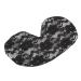 Mikinona Lace Flower Eye Mask Eyeshadow Travel Sleepy Eyes Face Mask Polyester 22x9x0.8cm Black