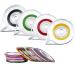 40 Pieces Striping Tape Line Nail Tape Roll for Art and 4 Pieces Tape Roller Dispensers Assorted Colors