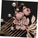 SKISUNO Rhinestone Hair Comb Hair Side Comb Bridal Headpiece Crystal Headpiece Gold Hair Comb Clip Crystal Hair Comb Wedding Hair Comb Jeweled Hair Combs Bride Pink Veil Korean Version - Buy Online on GoSupps.com