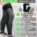 Beister Compression Leg Sleeves with Elastic Straps - Extra Long Knee Braces for Men & Women - Grey XXL - Buy Online on GoSupps.com