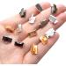 BronaGrand 600Pcs Alloy Ribbon Clamps Ends for DIY Crafts - Mixed Colors Jewelry Findings for Choker & Anklets - Buy Online on GoSupps.com