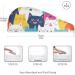 Rainbow Cats Hair Towel 2 Pack - Super Absorbent Quick Drying Turbans for Women & Girls - Buy Online on GoSupps.com