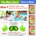 WaterDam Swimming Ear Plugs - Waterproof & Comfortable Earplugs for Swimmer's Ear Prevention (Size 1+2 for Toddlers & Small/Medium for Women, Kids, Teens) - Blue/Green - Buy Online on GoSupps.com