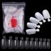 500pcs Rhombus Full Cover Artificial Nails - Transparent | Premium Quality & International Shipping - Buy Online on GoSupps.com